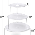 3-Tier Foldable Serving Tray