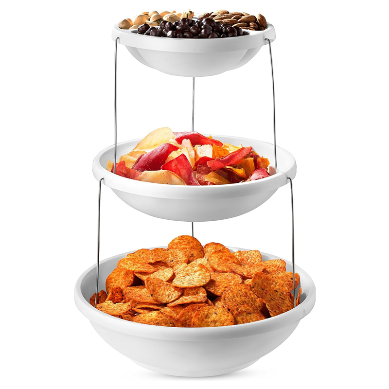 3-Tier Foldable Serving Tray
