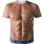 Funny 3D Illusion Graphic Tee