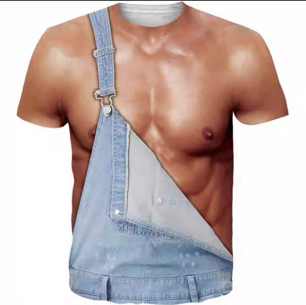 Funny 3D Illusion Graphic Tee