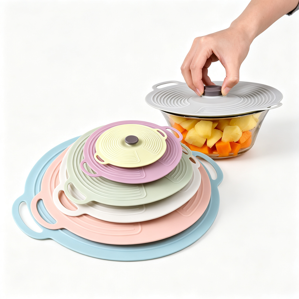 Silicone Stretch Lids & Splatter Guard