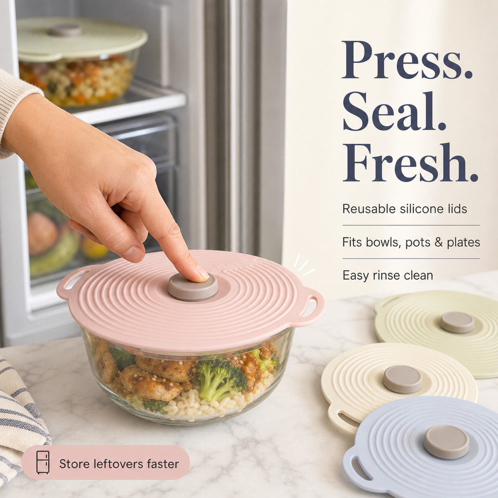 Silicone Stretch Lids & Splatter Guard