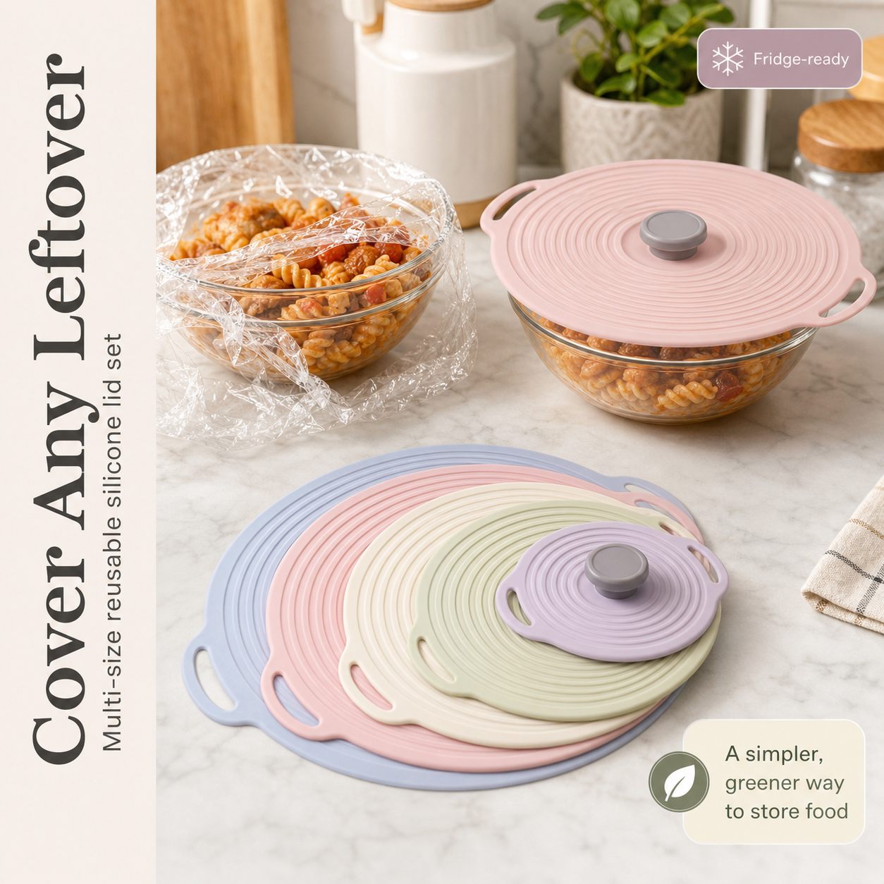 Silicone Stretch Lids & Splatter Guard