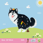 Personalized Pet Portrait Wall Clock