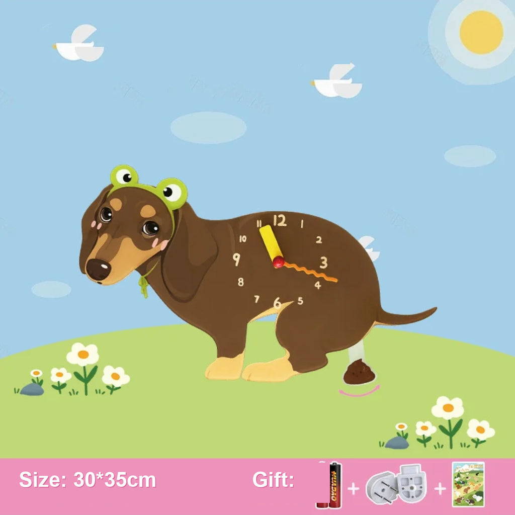Personalized Pet Portrait Wall Clock