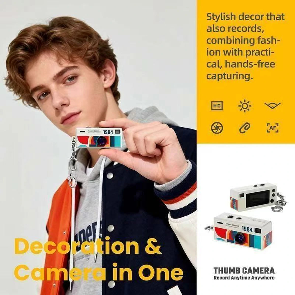 Mini CCD Keychain Camera