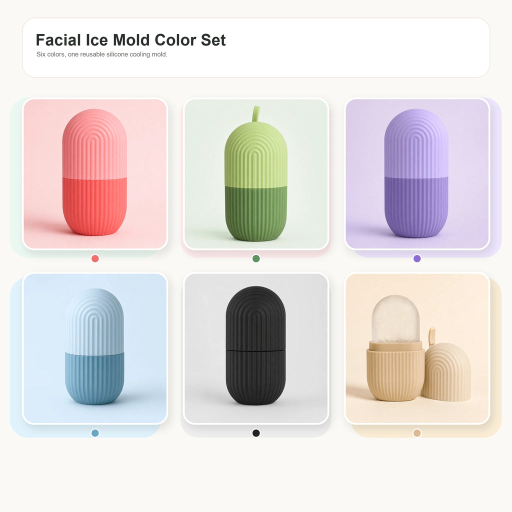Silicone Facial Ice Cube Tray