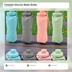 Portable Foldable Silicone Water Bottle