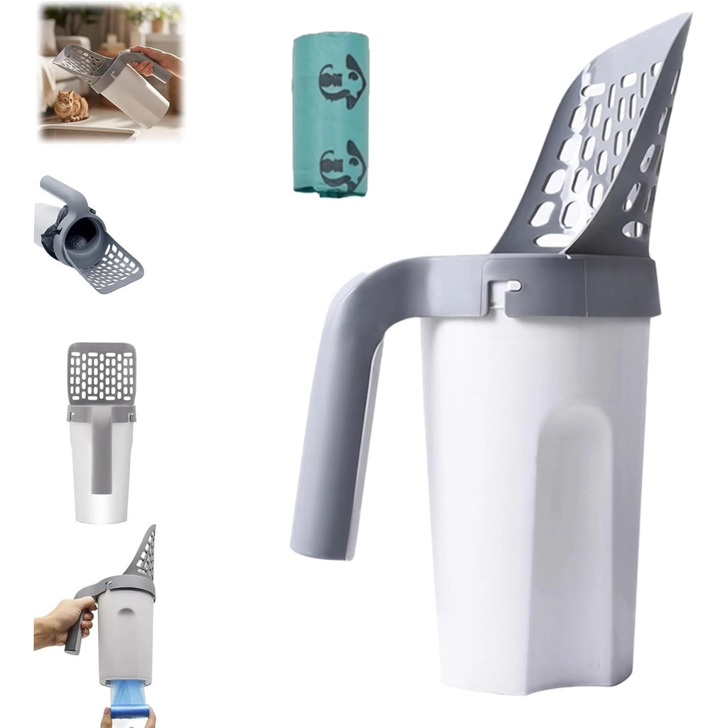 Integrated Litter Scoop