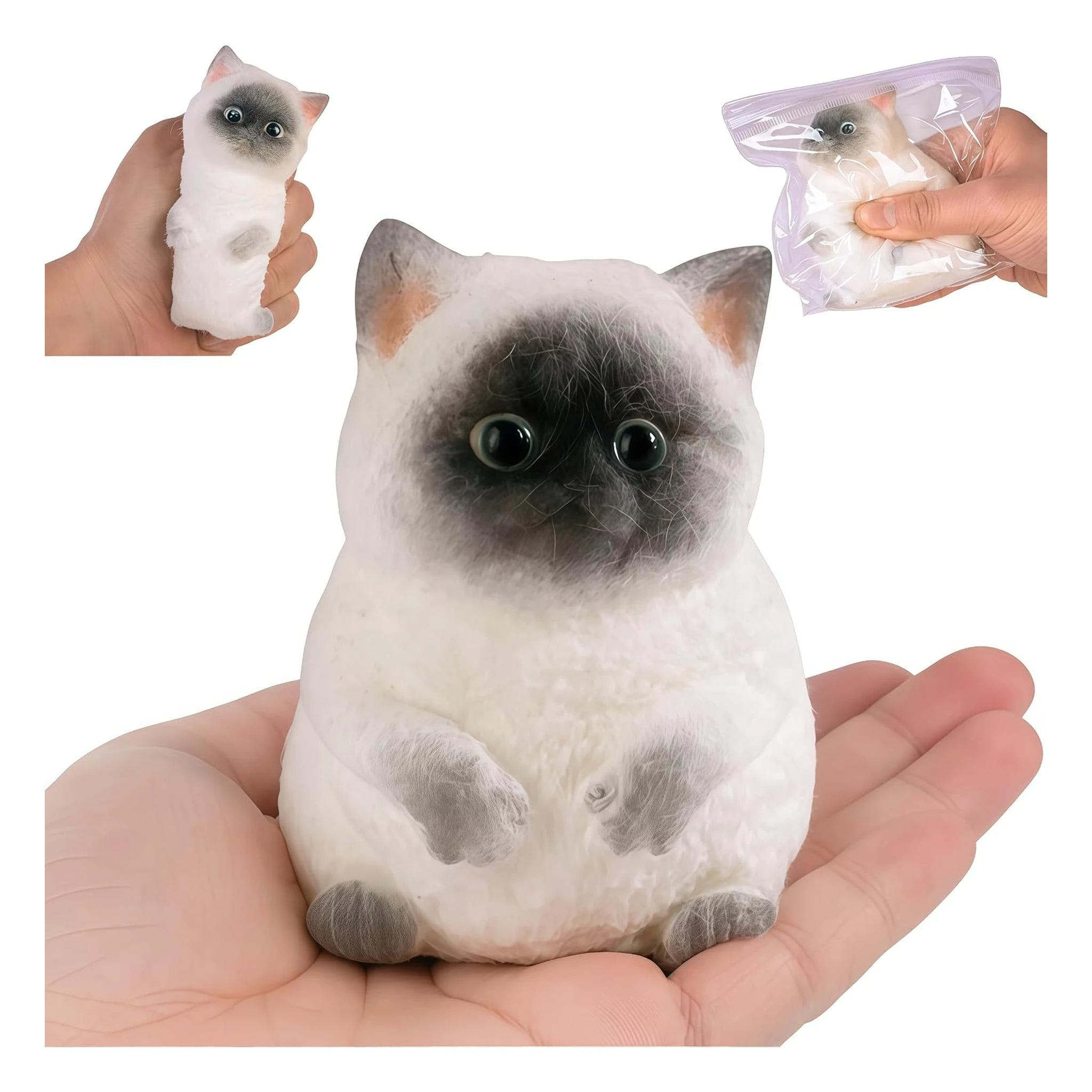Realistic Cat Squishy - Stress Relief Toy