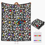 DIY Creative Coloring Blanket