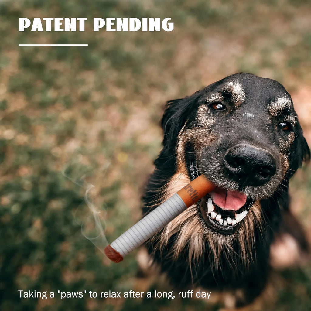 Realistic Cigarette Squeaky Pet Toy