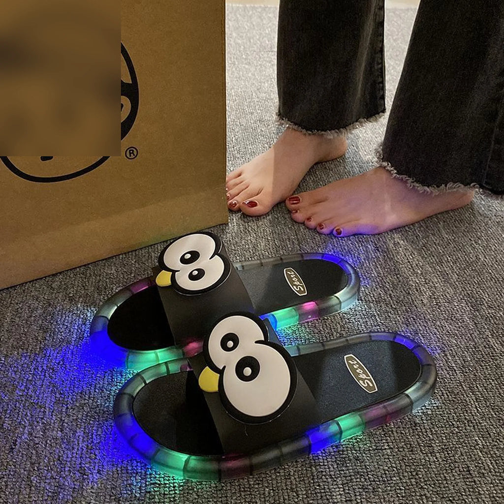 Unisex Light-Up Sensor Slippers