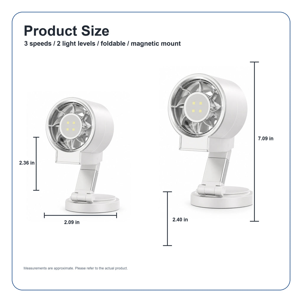 Mini Magnetic Foldable Phone Fan