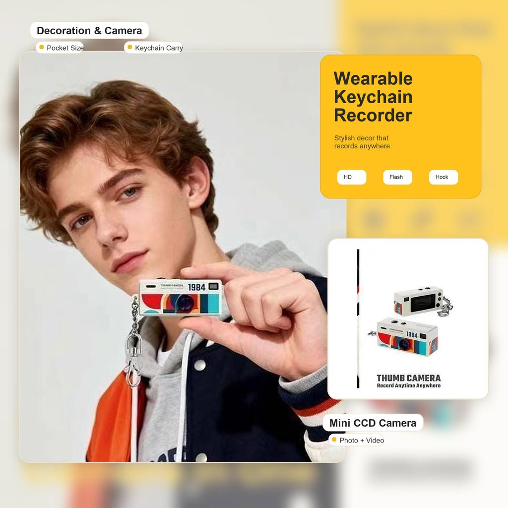 Mini CCD Keychain Camera